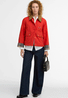 Barbour Womens Mackworth Cord Collar Jacket, Red