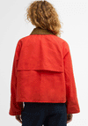Barbour Womens Mackworth Cord Collar Jacket, Red