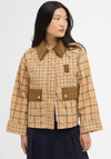 Barbour Womens Mackworth Check Jacket, Beige