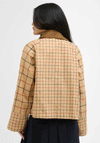Barbour Womens Mackworth Check Jacket, Beige