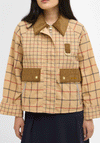 Barbour Womens Mackworth Check Jacket, Beige