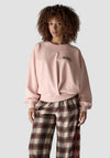 Le Comte Graphic Print with Stud Detail Sweatshirt, Pink