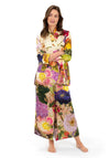 Powder Midnight Floral Luxury Printed Co-Ord, Cream Multi
