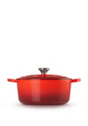 Le Creuset Signature Collection 5.3L Round Casserole Dish, Cerise