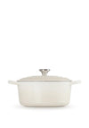 Le Creuset Signature Collection 5.3L Round Casserole Dish, Meringue