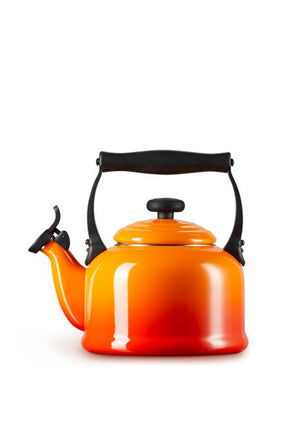 Le Creuset Classic Traditional Kettle, Volcanic Orange