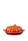 Le Creuset Stoneware Pumpkin Butter Dish, Volcanic