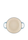 Le Creuset Cast Iron 24cm Sauteuse Dish, Chambray