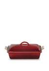 Le Creuset 33cm Rectangular Dish with Lid, Cerise
