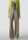 Le Comte Wide Leg Trouser, Green