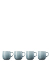 Le Creuset Stoneware Set of 4 Coffee Mugs