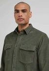 Lee Chetopa Corduroy Overshirt, Olive Grove