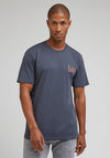 Lee Essential Logo T-Shirt, Dusty Navy