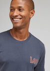 Lee Essential Logo T-Shirt, Dusty Navy