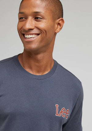 Lee Essential Logo T-Shirt, Dusty Navy