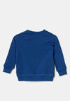 Levi’s Baby Boy Batwing Crewneck, Blue & White