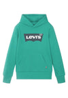 Levi’s Boys Batwing Logo Pull Over Hoodie, Porcelain Green