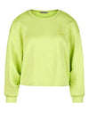 Le Comte Embroidered Logo Long Sleeve Sweatshirt, Lime Green