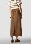 Le Comte Long Cargo Skirt, Brown