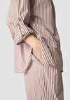 Le Comte Striped Shirt, Brown