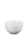 Le Creuset Stoneware Coupe Snack Bowl, Meringue