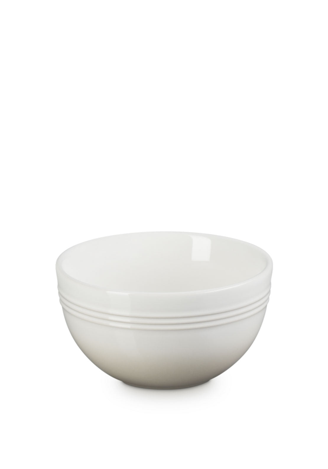 Le Creuset Stoneware Coupe Snack Bowl, Meringue