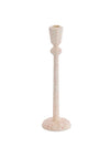 Light & Living Aviles Large Candle Holder, Cream & Red