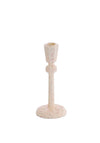 Light & Living Aviles Small Candle Holder, Cream & Red