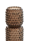 Light & Living Bublini Tealight Holder, Dark Brown