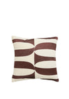 Light & Living Cete Cushion 45x45cm, Cream & Brown