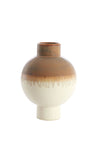 Light & Living Zelata Ceramic Decorative Vase, Taupe