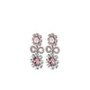 Dyrberg/Kern Lillian Rose Crystal Earrings, Silver