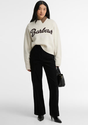 Barbour Ivybridge Knitter Jumper, Cream