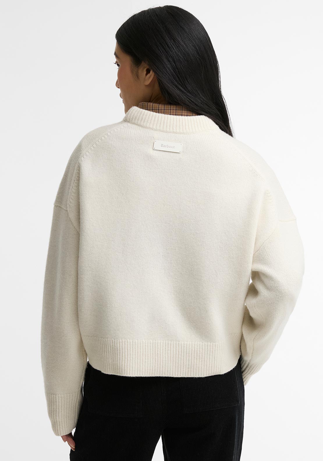 Barbour Ivybridge Knitter Jumper, Cream