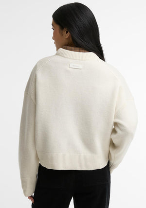 Barbour Ivybridge Knitter Jumper, Cream