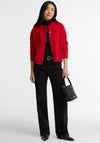 Barbour Woodhouse Cashmere Blend Cardigan, Red