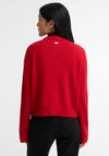 Barbour Woodhouse Cashmere Blend Cardigan, Red