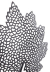 Light & Living Brass Chic Leaf Ornament, Matt Black