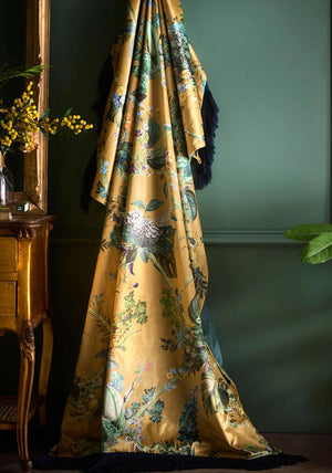 Laurence Llewelyn Bowen Cotswold Fantasia Throw, Gold & Black