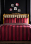 Laurence Llewelyn Bowen Festivo Circus Stripe Duvet Cover Set, Red