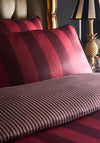 Laurence Llewelyn Bowen Festivo Circus Stripe Duvet Cover Set, Red