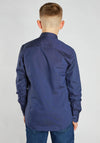 Diesel Boys Lloyd Oxford Long Sleeve Shirt, Navy