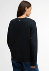 Barbour Womens Hartland Embroidered Sweatshirt, Navy