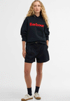 Barbour Womens Hartland Embroidered Hoodie, Navy