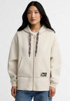 Barbour Delilah Zip Up Jacket, Beige