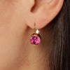 Dyrberg/Kern Louise Earrings, Pink & Gold