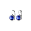Dyrberg/Kern Louise Earrings, Sapphire Blue & Silver