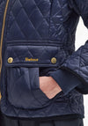 Barbour Womens Beadnell Fitted Quilted Jacket, Navy