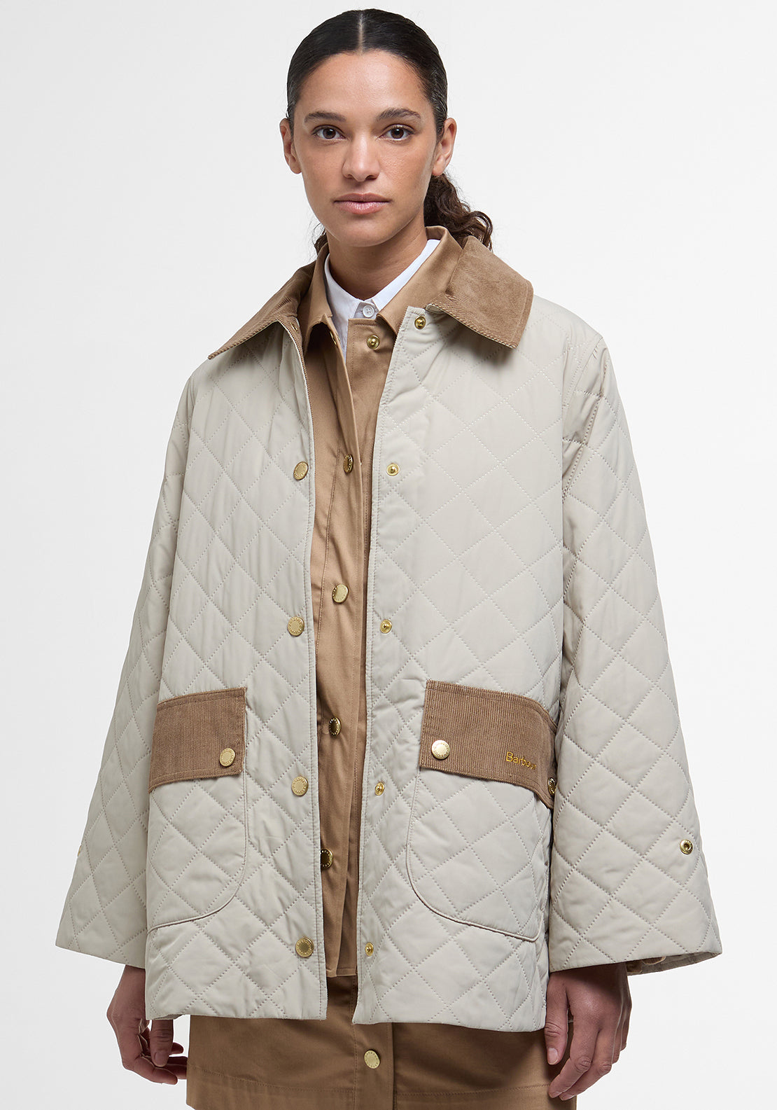 Barbour Corinne Quilted Jacket, Beige