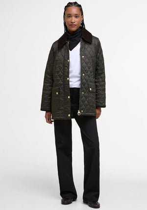 Barbour Womens Modern Beadnell Quilted Jacket, Green
